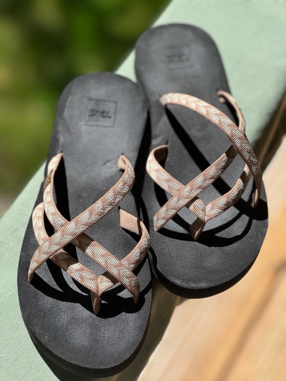 Teva Women's Crisscross Strap Sandals in Rose Tan